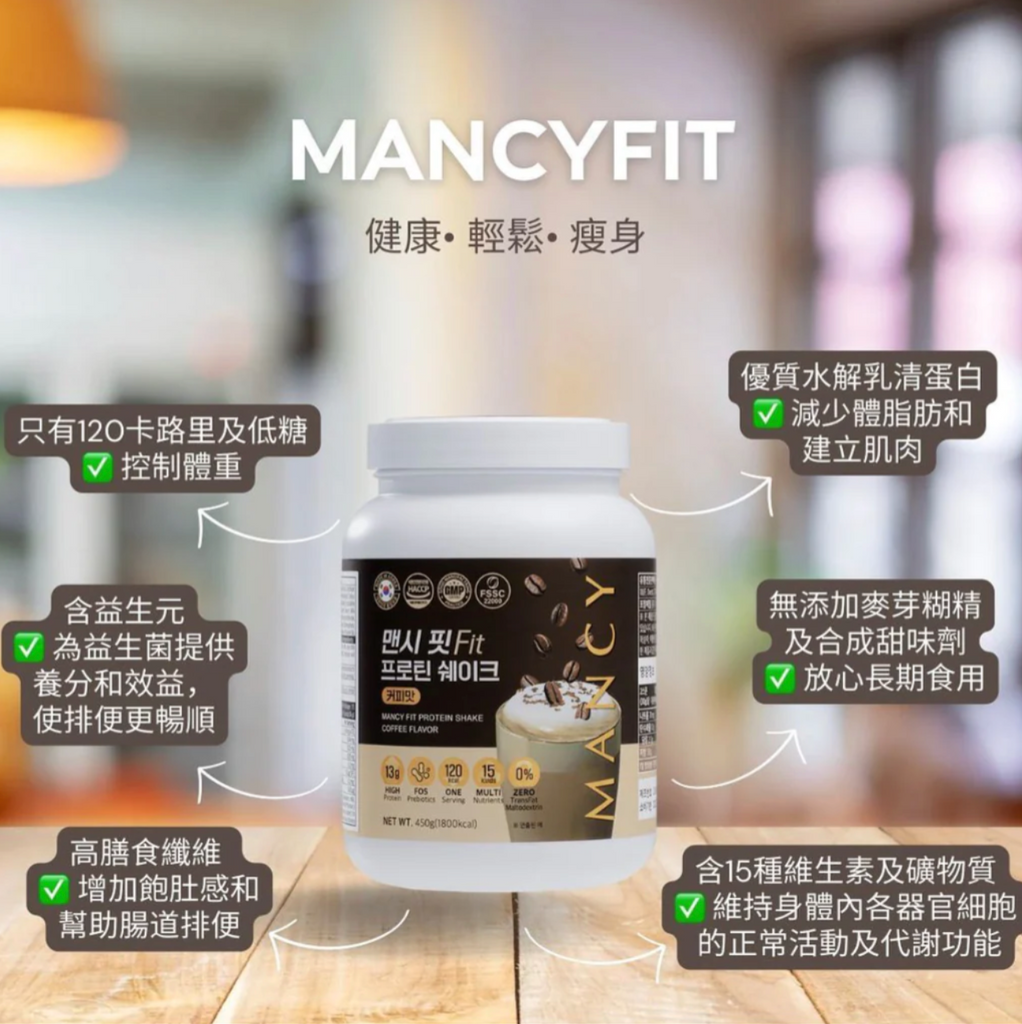 七分飲食三分運動 - 「秘密大公開」韓國製造MancyFit星級代餐