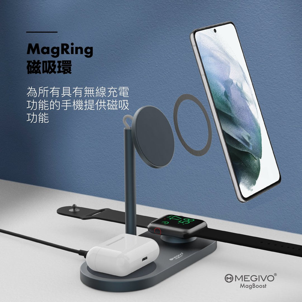 Apple 「充三寶」無線充電座 - 一次過滿足你嘅差電需要！