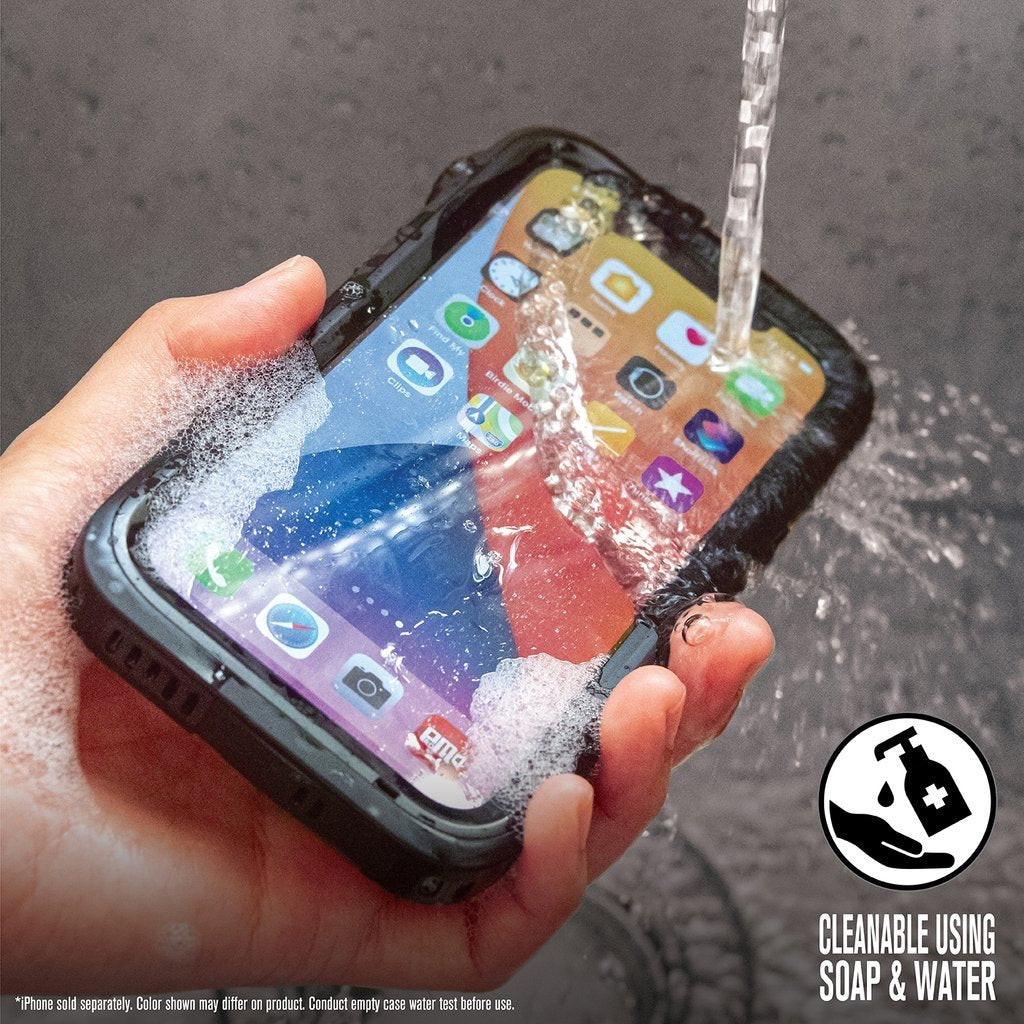 「真・防水」360°全方位防水手機殼！快速清潔除菌！