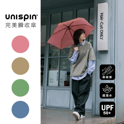 「一秒收納」- 台灣 Unispin 完美瞬收傘 (預訂貨品，7月10日送出)