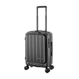 【代理直送，約1星期送出】鋼芯「全能」喼神 - Daycrown 日本剎車靜音輪前揭+中開行李箱