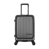 【代理直送，約1星期送出】鋼芯「全能」喼神 - Daycrown 日本剎車靜音輪前揭+中開行李箱