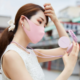 「魔鏡風扇」 🇯🇵 日本風扇LED燈化妝鏡 - 集高清化妝鏡、LED燈、風扇於一身