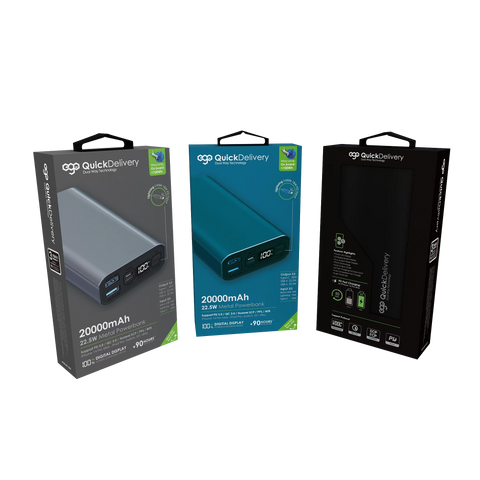 EGO M21 20000mAh 22.5W 行動電源 (預訂貨品，10月10日送出)