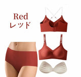 <全新FW23秋冬系列> Wireless Jelly 4 Multi-way Detachable Strap Bra Set (原裝配色肩帶 + 透明肩帶)套裝 (預訂貨品，10月11日送出)